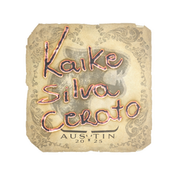 Sticker | KSCERATO | Austin 2025