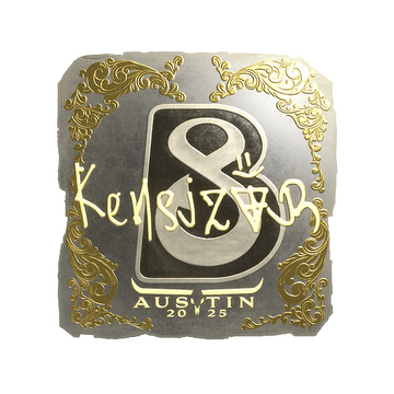 Sticker | kensizor (Gold) | Austin 2025