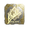 Sticker | khaN (Gold) | Austin 2025