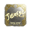 Sticker | jeorge (Gold) | Austin 2025