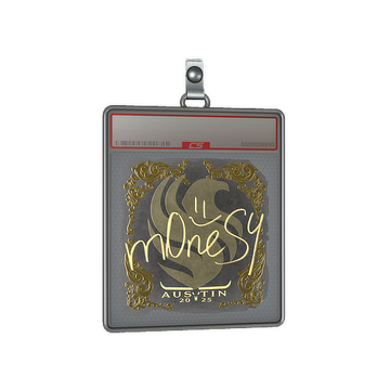 Sticker Slab | m0NESY (Gold) | Austin 2025