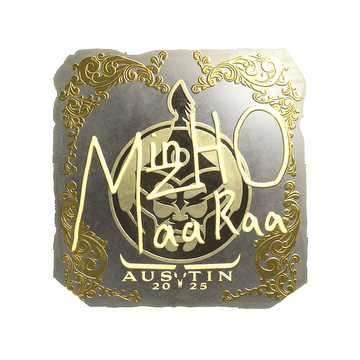 Sticker | mzinho (Gold) | Austin 2025