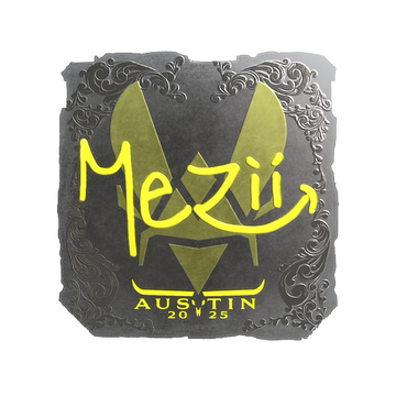 Sticker | mezii (Foil) | Austin 2025
