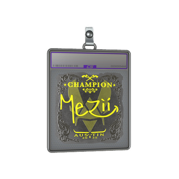Sticker Slab | mezii (Foil, Champion) | Austin 2025
