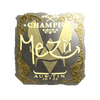 Sticker | mezii (Gold, Champion) | Austin 2025