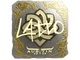 Sticker | latto (Gold) | Austin 2025