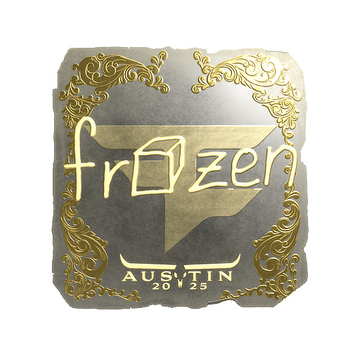 Sticker | frozen (Gold) | Austin 2025