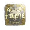Sticker | fame (Gold) | Austin 2025