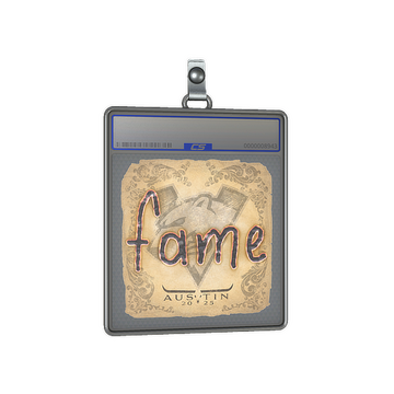 Sticker Slab | fame | Austin 2025