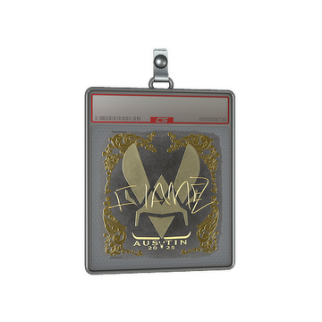 Sticker Slab | FlameZ (Gold) | Austin 2025