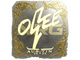 Sticker | oSee (Gold) | Austin 2025