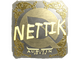 Sticker | nettik (Gold) | Austin 2025