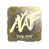 Sticker | NAF (Gold) | Austin 2025