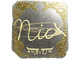 Sticker | nicx (Gold) | Austin 2025