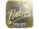 Sticker | nitr0 (Gold) | Austin 2025