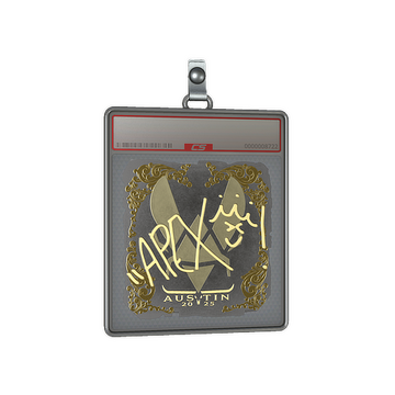 Sticker Slab | apEX (Gold) | Austin 2025