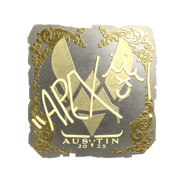 Sticker | apEX (Gold) | Austin 2025