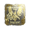Sticker | apEX (Gold, Champion) | Austin 2025