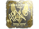 Sticker | apEX (Gold, Champion) | Austin 2025