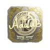 Sticker | adamb (Gold) | Austin 2025