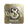 Sticker | alex666 (Gold) | Austin 2025