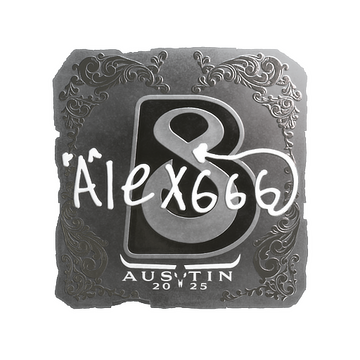 Sticker | alex666 (Foil) | Austin 2025