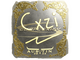 Sticker | Cxzi (Gold) | Austin 2025
