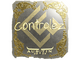 Sticker | controlez (Gold) | Austin 2025