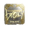 Sticker | broky (Gold) | Austin 2025