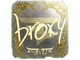 Sticker | broky (Gold) | Austin 2025