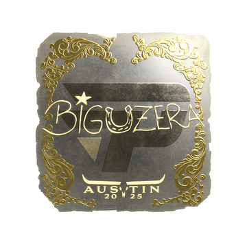 Sticker | biguzera (Gold) | Austin 2025