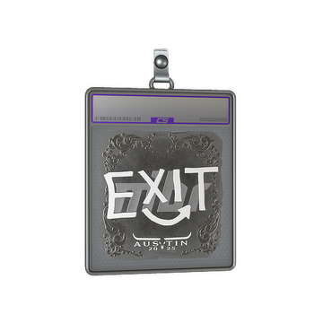 Sticker Slab | exit (Foil) | Austin 2025