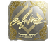 Sticker | efire (Gold) | Austin 2025