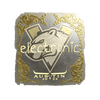 Sticker | electronic (Gold) | Austin 2025