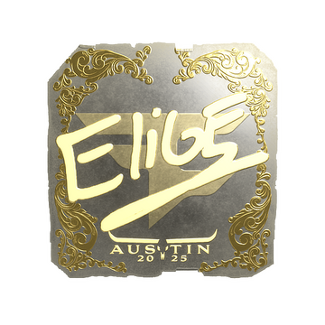 Sticker | EliGE (Gold) | Austin 2025