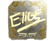 Sticker | EliGE (Gold) | Austin 2025