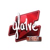 Sticker | gla1ve (Foil) | Atlanta 2017
