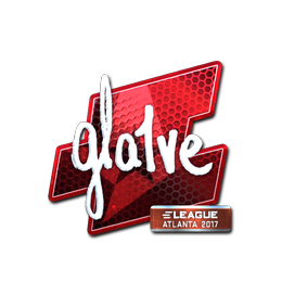 Sticker | gla1ve (Foil) | Atlanta 2017