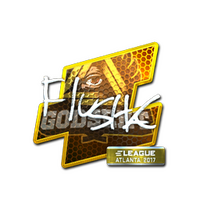 Sticker | flusha (Foil) | Atlanta 2017