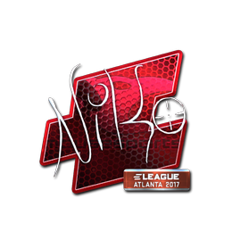 Sticker | NiKo (Foil) | Atlanta 2017