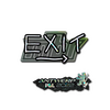 Sticker | exit (Glitter) | Antwerp 2022