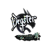 Sticker | degster (Glitter) | Antwerp 2022