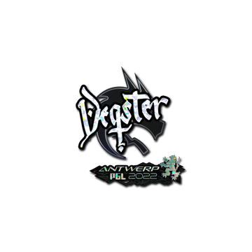 Sticker | degster (Glitter) | Antwerp 2022