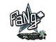Sticker | FaNg (Glitter) | Antwerp 2022