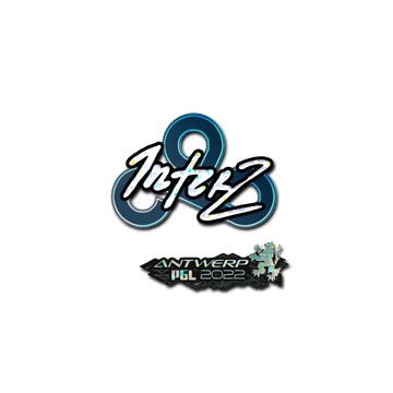 Sticker | interz (Glitter) | Antwerp 2022