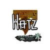 Sticker | hatz (Glitter) | Antwerp 2022