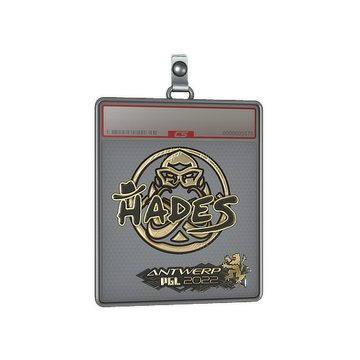 Sticker Slab | hades (Gold) | Antwerp 2022