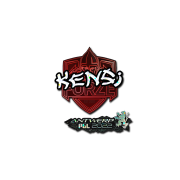 Sticker | KENSi (Glitter) | Antwerp 2022