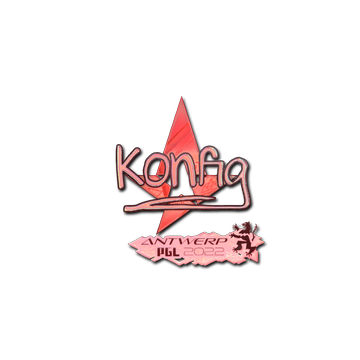 Sticker | k0nfig (Holo) | Antwerp 2022