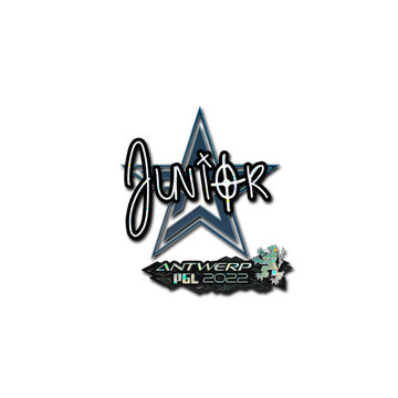 Sticker | junior (Glitter) | Antwerp 2022